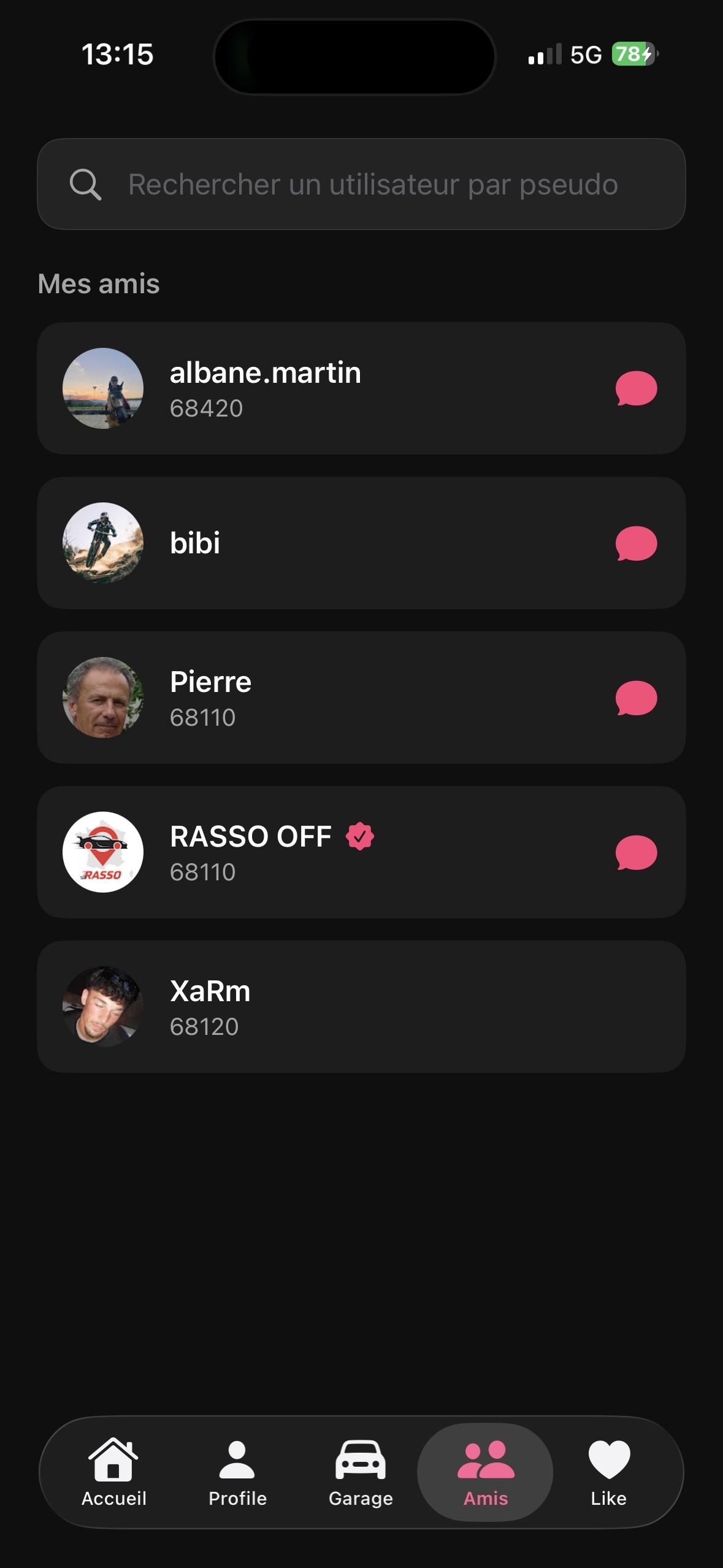 Réseau social entre passionnés automobile et moto sur Rasso